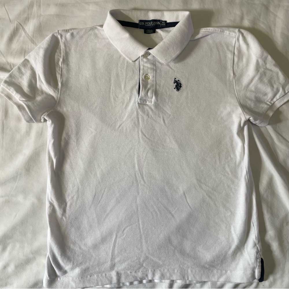 White polo shirt